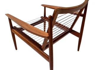 Two Mid-Century Modern Lounge Chairs by Arne Vodder for Glostrup, 1950s